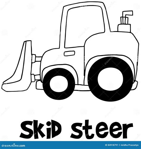 skid steer drawing easy|skid steer graphics.